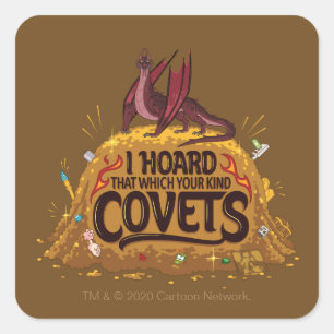 RICK AND MORTY™   Balthromaw's Hoard Square Sticker