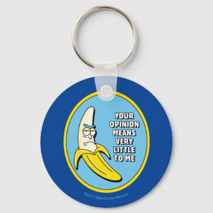 RICK AND MORTY™   Banana Rick Badge Key Ring