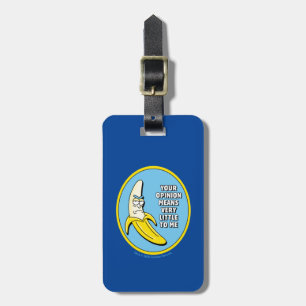RICK AND MORTY™   Banana Rick Badge Luggage Tag