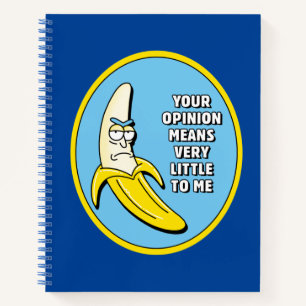 RICK AND MORTY™   Banana Rick Badge Notebook