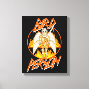 RICK AND MORTY™ Bird Person Pentagram Canvas Print