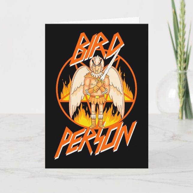 RICK AND MORTY™ | Bird Person Pentagram Card (Front)