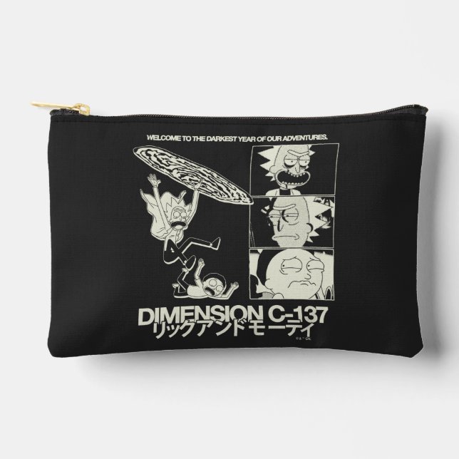 RICK AND MORTY™ | Dimension C-137 Accessory Pouch (Front)