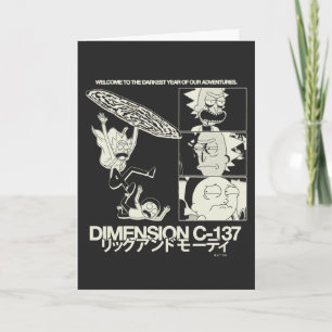 RICK AND MORTY™   Dimension C-137 Card