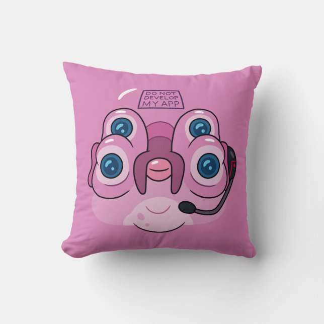 RICK AND MORTY™ | DO NOT DEVELOP MY APP CUSHION (Front)