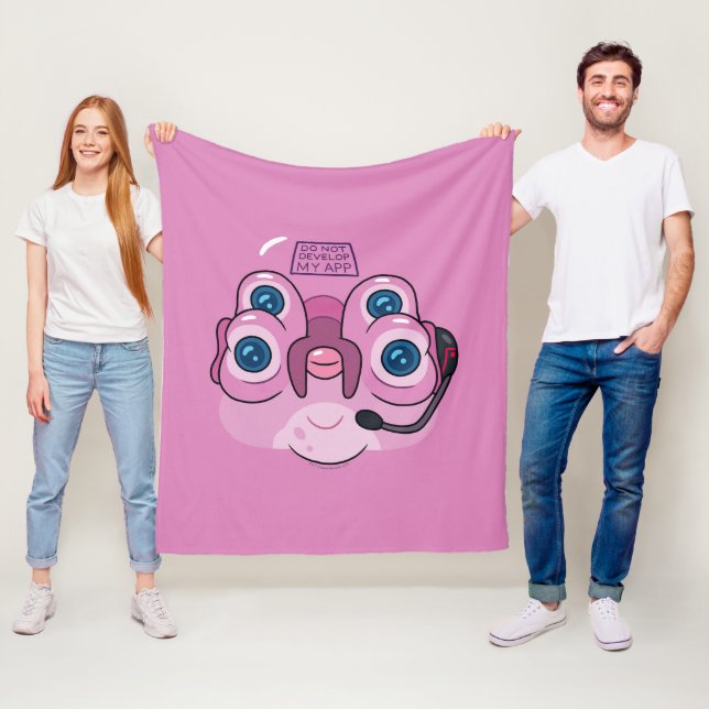 RICK AND MORTY™ | DO NOT DEVELOP MY APP FLEECE BLANKET (In Situ)