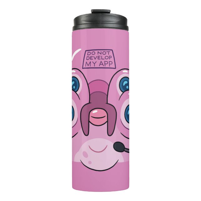 RICK AND MORTY™ | DO NOT DEVELOP MY APP THERMAL TUMBLER (Front)
