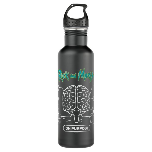 RICK AND MORTY™ | Download Backup Brain 710 Ml Water Bottle (Front)