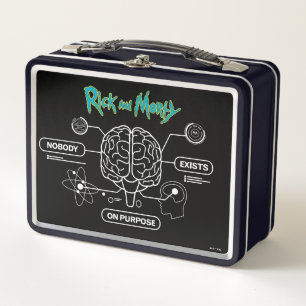 RICK AND MORTY™   Download Backup Brain Metal Lunch Box