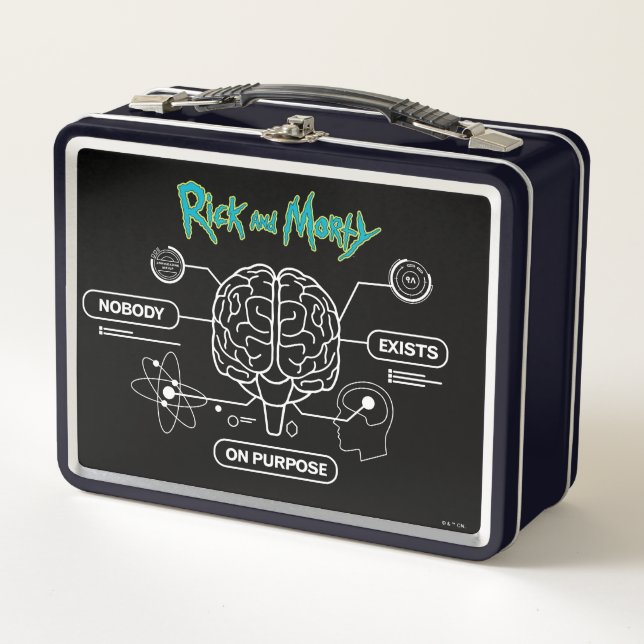 RICK AND MORTY™ | Download Backup Brain Metal Lunch Box (Front)