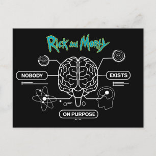 RICK AND MORTY™   Download Backup Brain Postcard