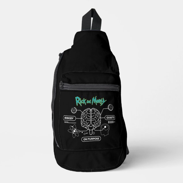 RICK AND MORTY™ | Download Backup Brain Sling Bag (Front)