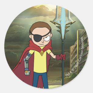 RICK AND MORTY™   Evil Morty Classic Round Sticker