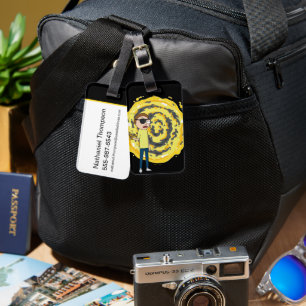 RICK AND MORTY™ Evil Morty Portal Luggage Tag