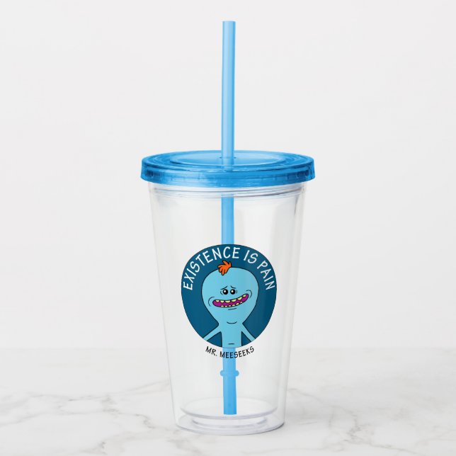 RICK AND MORTY™ | Existence Is Pain Acrylic Tumbler (Front)