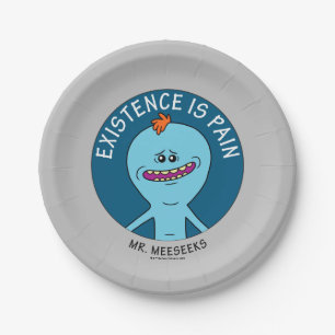 RICK AND MORTY™ Existence Is Pain Paper Plate