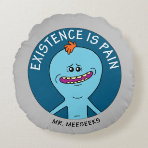 RICK AND MORTY™ Existence Is Pain Round Cushion