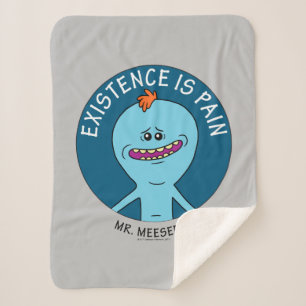 RICK AND MORTY™   Existence Is Pain Sherpa Blanket