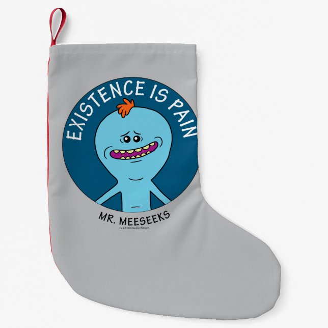 RICK AND MORTY™ | Existence Is Pain Small Christmas Stocking (Front)