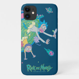 RICK AND MORTY™   Falling From Infected Portal iPhone 11 Case