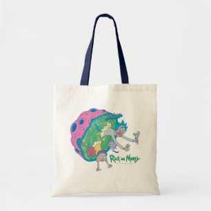 RICK AND MORTY™   Falling From Infected Portal Tote Bag