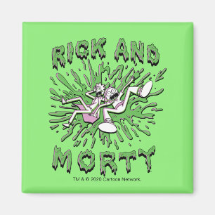 RICK AND MORTY™   Falling Into Acid Vat Magnet