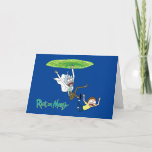 RICK AND MORTY™   Falling Out Of Portal Card