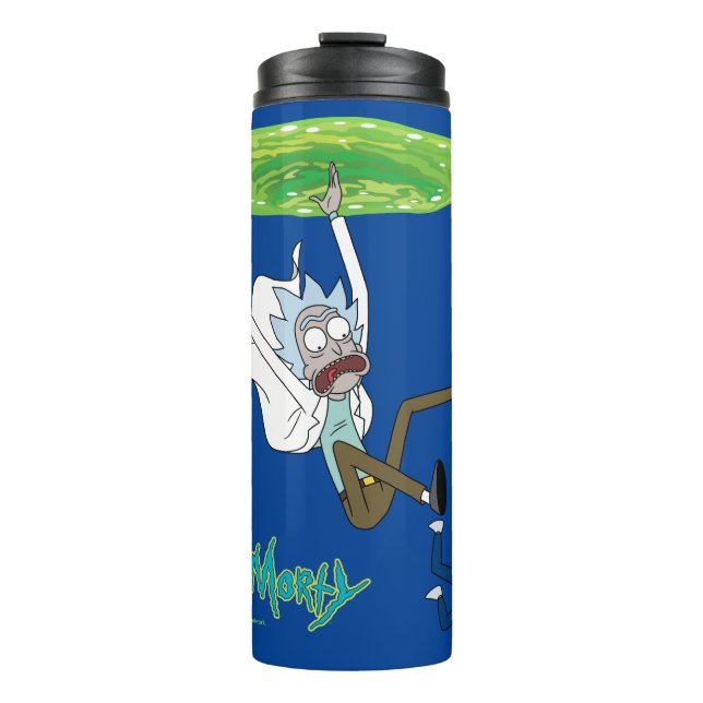 RICK AND MORTY™ | Falling Out Of Portal Thermal Tumbler (Front)