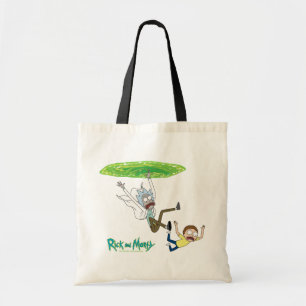 RICK AND MORTY™   Falling Out Of Portal Tote Bag