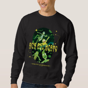 Rick and Morty Falling Quote Badge Sweatshirt