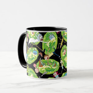 RICK AND MORTY™   Falling Through Portals Pattern Mug