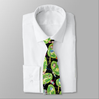 RICK AND MORTY™ | Falling Through Portals Pattern Tie