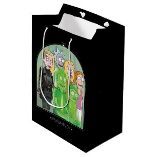 Rick and Morty Family Graphic Medium Gift Bag
