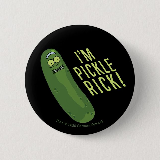 RICK AND MORTY™ | Flip The Pickle 6 Cm Round Badge (Front)
