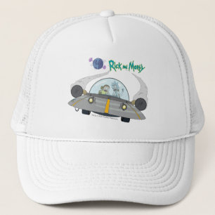 RICK AND MORTY™   Flying Off In Space Ship Trucker Hat