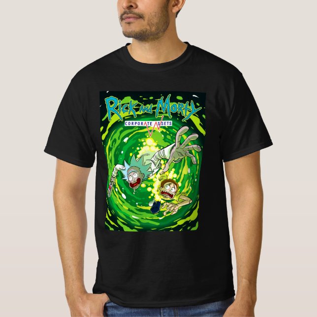 Rick and morty funny  T-Shirt (Front)