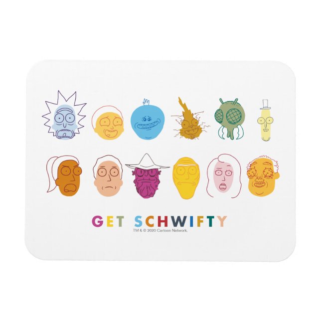 RICK AND MORTY™ | Get Schwifty Magnet (Horizontal)