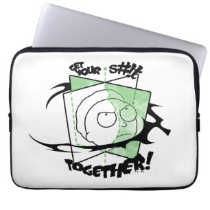 RICK AND MORTY™ Get Your S#!t Together! Laptop Sleeve