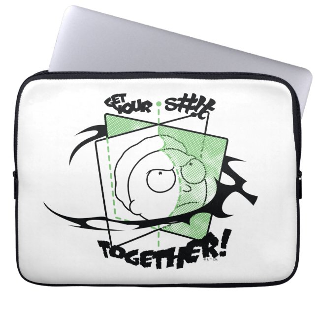 RICK AND MORTY™ | Get Your S#!t Together! Laptop Sleeve (Front)