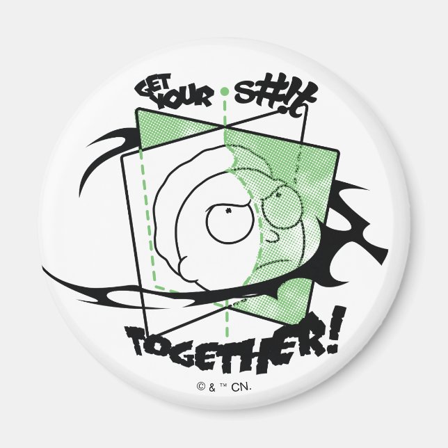RICK AND MORTY™ | Get Your S#!t Together! Magnet (Front)