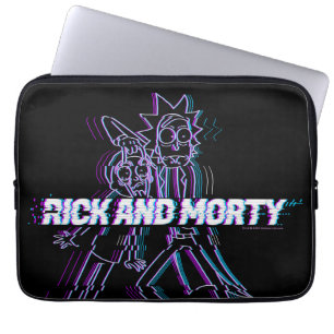 RICK AND MORTY™ Glitched Rick And Morty Laptop Sleeve