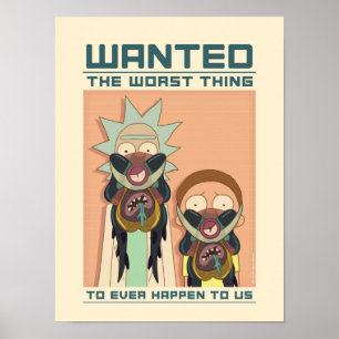 RICK AND MORTY™   Glorzo Wanted Poster