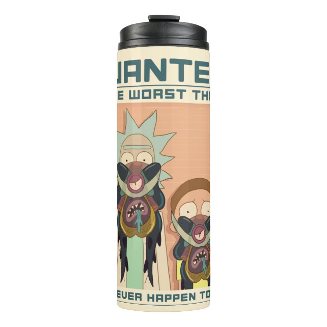 RICK AND MORTY™ | Glorzo Wanted Poster Thermal Tumbler (Front)