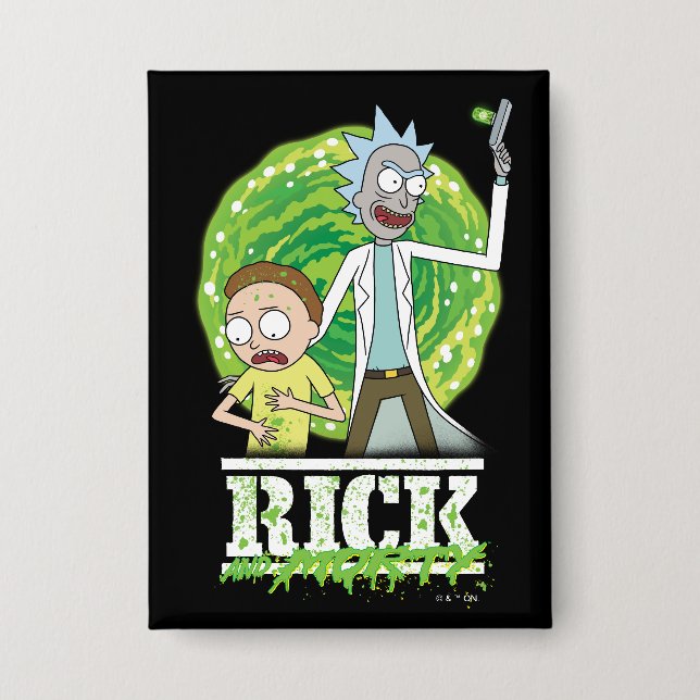RICK AND MORTY™ | Green Splash (Front)