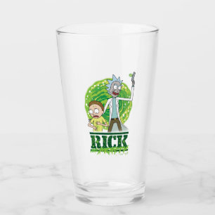 RICK AND MORTY™ Green Splash Glass