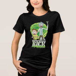 RICK AND MORTY™ Green Splash Tri-Blend Shirt