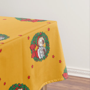 Rick and Morty   Holiday Wreath Pattern Tablecloth
