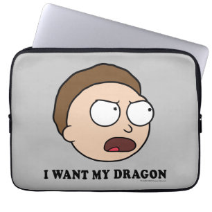 RICK AND MORTY™ I Want My Dragon Laptop Sleeve