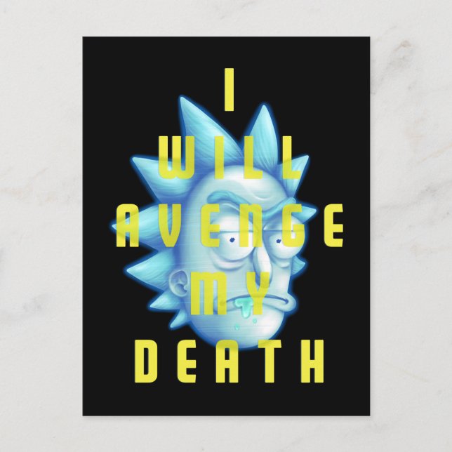 RICK AND MORTY™ | I Will Avenge My Death Invitation Postcard (Front)