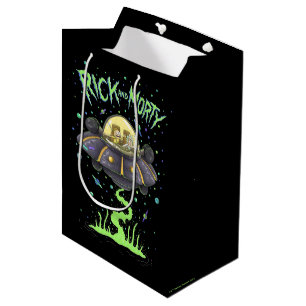 RICK AND MORTY™   Illustrated Space Flight Graph Medium Gift Bag